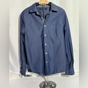 Men’s Nautical shirt, dark blue, size M